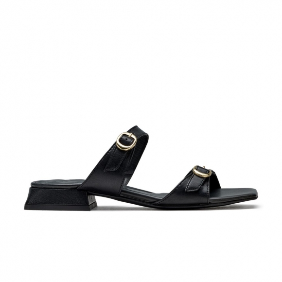Paul Green Women's Denice Slide Black Nappa
