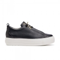Paul Green Women's Faye Sneaker Black Gold Combo