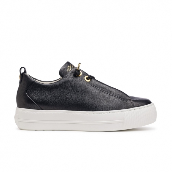 Paul Green Women's Faye Sneaker Black Gold Combo
