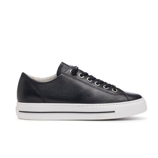 Paul Green Women's Hadley Sneaker Black Leather