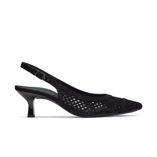 Paul Green Women's Derby Sling Black Suede
