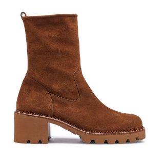 Paul Green Women's Wanda Boot Toffee Soft Suede