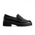 Paul Green Women's Charlie Loafer Black Crinkled Patent Paul Green Women's Charlie Loafer Black Crinkled Patent