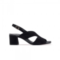 Paul Green Women's Verona Slingback Heel black suede