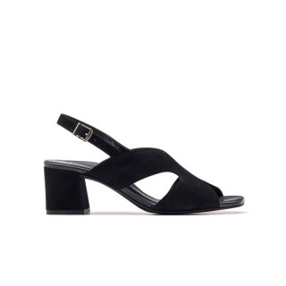 Paul Green Women's Verona Slingback Heel black suede