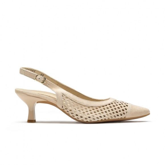 Paul Green Women's Derby Sling Biscuit Suede