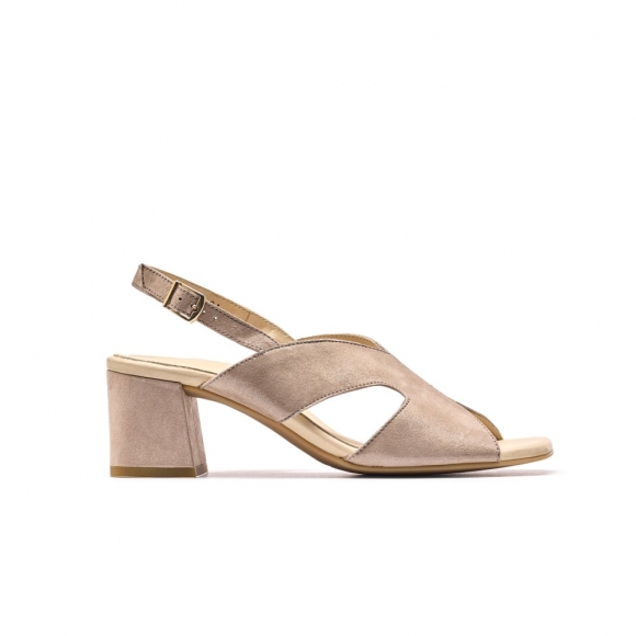 Paul Green Women's Verona Slingback Heel Cashmere Metallic Suede