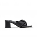 Paul Green Women's Delight Heel Black Sport Nappa Leather