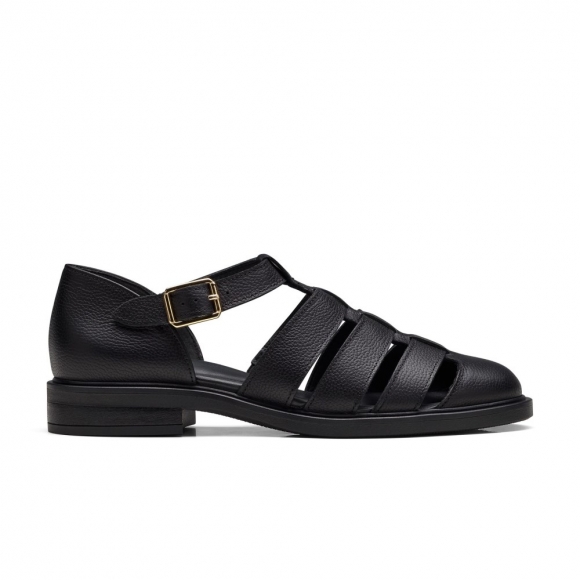 Paul Green Women's Eris Sandal Black Leather