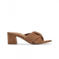 Paul Green Women's Delight Heel Nut Suede