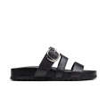 Paul Green Women's Diego Slide Black Soft Leather