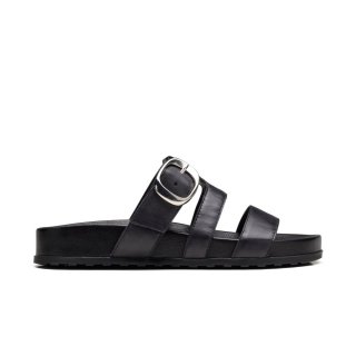 Paul Green Women's Diego Slide Black Soft Leather