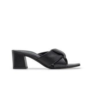 Paul Green Women's Delight Heel Black Sport Nappa Leather
