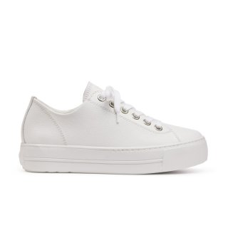 Paul Green Women's Bixby Sneaker White Leather Paul Green Women's Bixby Sneaker White Leather