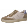 New Arrivals Paul Green women's lace-ups in white combination.