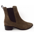 New Arrivals Paul Green Women's Soft Suede Earth Ankle Boots In 069 Brown