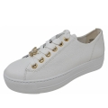 New Arrivals Paul Green women's sporty lace-ups in white crystal