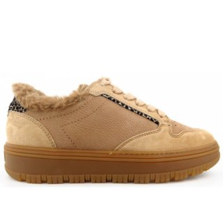 New Arrivals Paul Green Women's Dakar Tan Sporty Lace-Up Shoes In Medium Brown