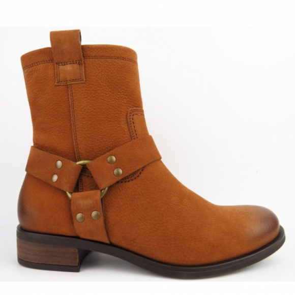 New Arrivals Paul Green Women's Grained Nubuck Toffee Ankle Boots In Medium Brown