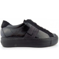 New Arrivals Paul Green Women's Patent Glitter Sporty Lace-Up Shoes In Black