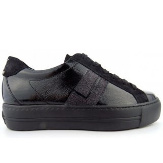 New Arrivals Paul Green Women's Patent Glitter Sporty Lace-Up Shoes In Black