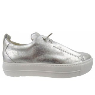 New Arrivals Paul Green Women's Metallic Antique Aluminum Low-Top Sneakers in Silver