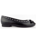 New Arrivals Paul Green Women's Crushed Lacquer Ballerina Shoes In Black