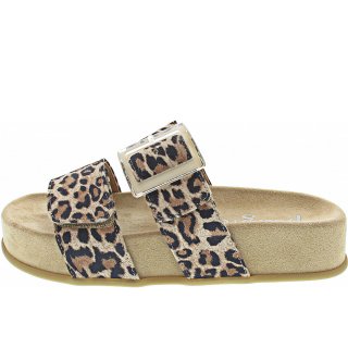 New Arrivals Paul Green Women's Clog in Leopardino Desert