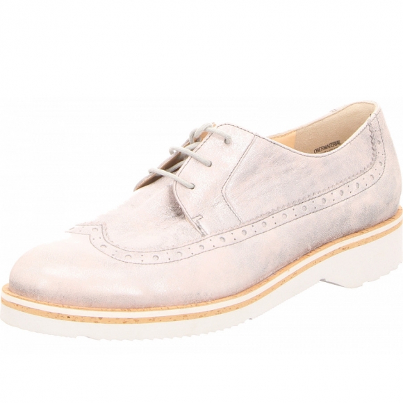 New Arrivals Paul Green women's lace-ups in silver, platinum