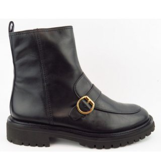 New Arrivals Paul Green Women's Classic Calf Black Zip Ankle Boots InBlack