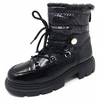 New Arrivals Paul Green women's lace-up boots in Cosmos Black