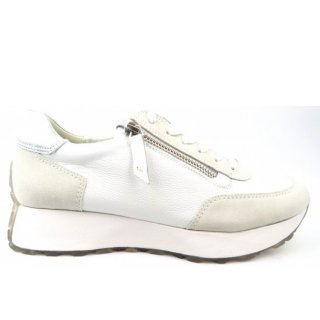 New Arrivals Paul Green Women's Nubuck Mastercalf Soft Sneaker In 1 White/Offw