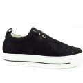 New Arrivals Paul Green Women's Glaxy Black Elastic Sneakers in 9 Black