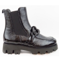 New Arrivals Paul Green Women's Crushed Lacquer Chelsea Boot In 0 Black