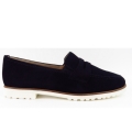 New Arrivals Paul Green Women's Velvet Goat Soft Slippers in Size 8Blue