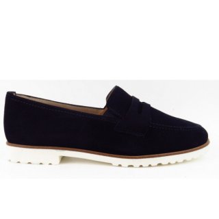 New Arrivals Paul Green Women's Velvet Goat Soft Slippers in Size 8Blue