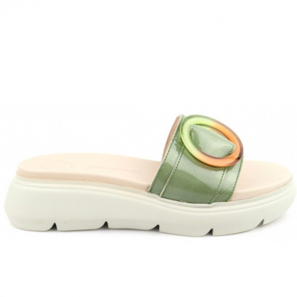 New Arrivals Paul Green Women's Sport Patent Sage Mule In Green