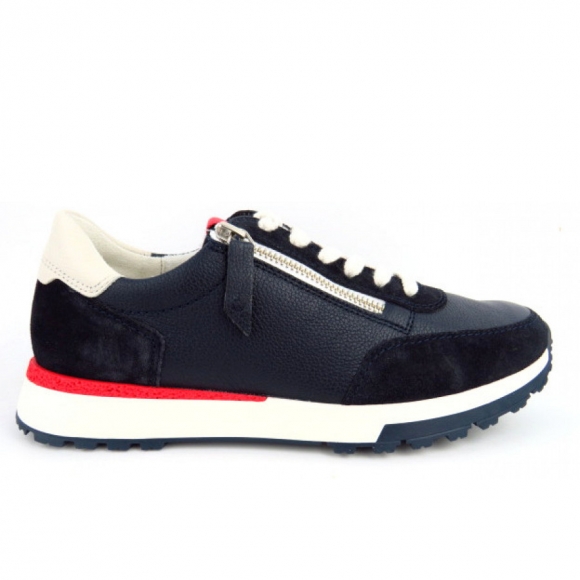 New Arrivals Paul Green Women's Calf Velor Space Sneaker In Blue