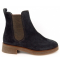 New Arrivals Paul Green Women's Soft Nubuck Chelsea Boot In 0 Black
