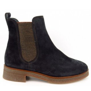 New Arrivals Paul Green Women's Soft Nubuck Chelsea Boot In 0 Black