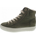 New Arrivals Paul Green women's high sneakers in olive cognac