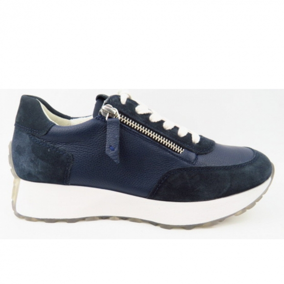 New Arrivals Paul Green Women's Nubuck Soft Space Sneaker In 8 Blue