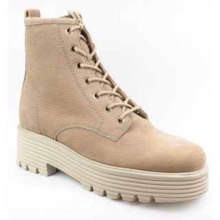 New Arrivals Paul Green Women's Nubuck Champagne Ankle Boots In 4 Beige