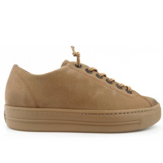 New Arrivals Paul Green Women's Nubuck Peanut Sneaker Low In Peanut