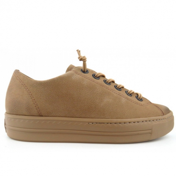 New Arrivals Paul Green Women's Nubuck Peanut Sneaker Low In Peanut