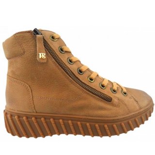 New Arrivals Paul Green Women's Grained Nubuck Tan Ankle Boots In 07 Medium Brown