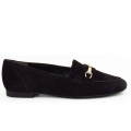 New Arrivals Paul Green Women's Velvet Goat Black Ballerina Flats
