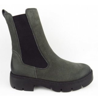 New Arrivals Paul Green Women's Grained Nubuck Iron Chelsea Boot In Grey
