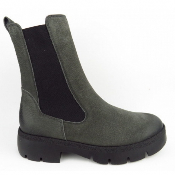 New Arrivals Paul Green Women's Grained Nubuck Iron Chelsea Boot In Grey