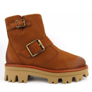 New Arrivals Paul Green Women's Grainde Nubuck Boots In Medium Brown